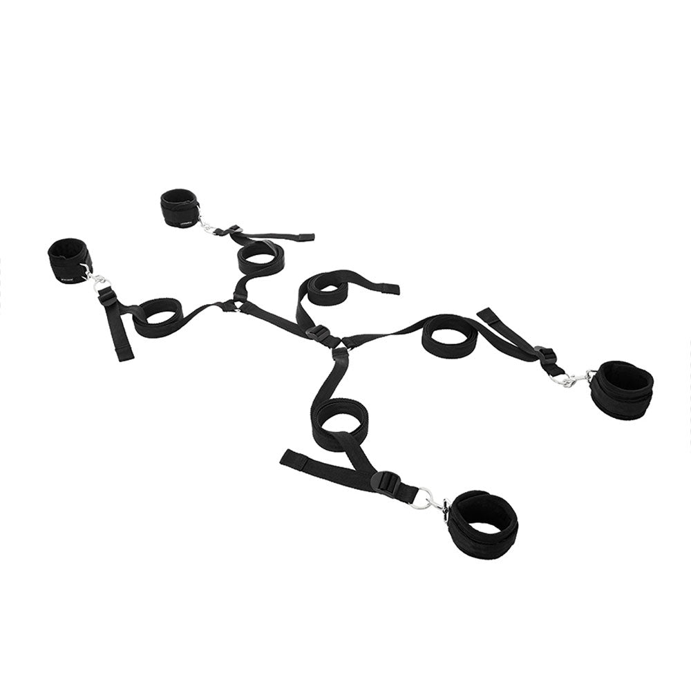 Set de Ataduras de Cama - SexShop - camas sexuales - amarras sexuales - cuerdas bondage - bdsm chile - bondage - juguetes eroticos
 - dominame