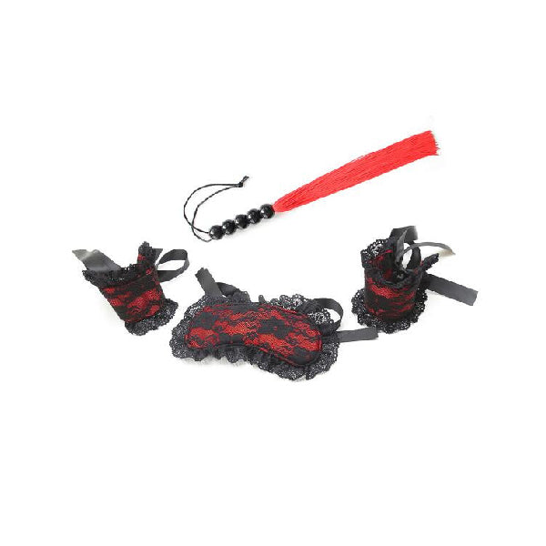 Set de satin erotico - fusta - antifaz - bondage - bdsm - kit de bdsm - juegos eroticos - sexshop chile - envios discretos a todo chile
