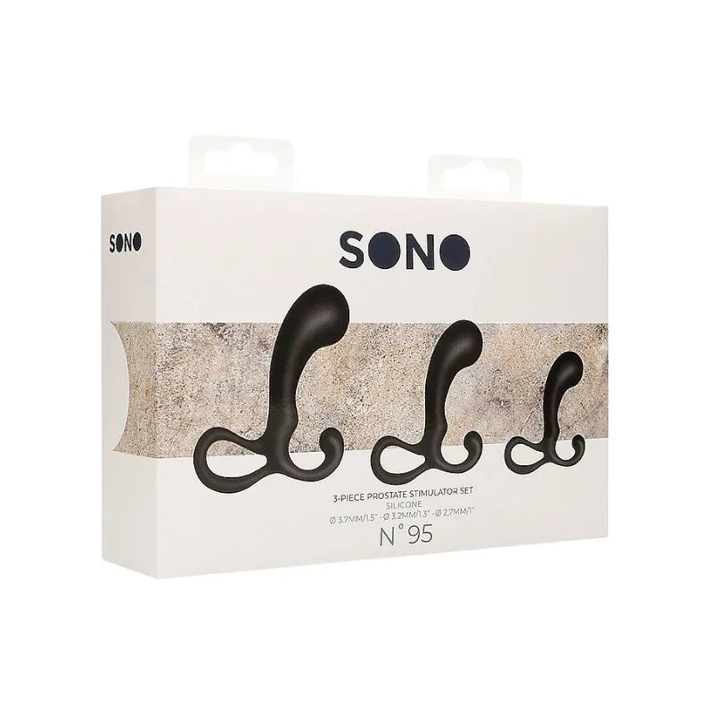 Set prostático SONO de Ouch - juguete para prostata - Sexshop Dominame.cl - SON095BLK