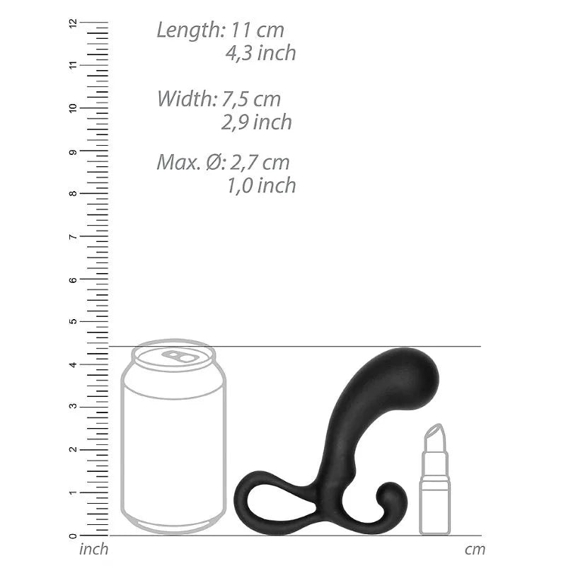 Set prostático SONO de Ouch - juguete para prostata - Sexshop Dominame.cl - SON095BLK