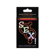 ¡Sexo aventurero! Juego de cartas - juego erotico - juego sexual - posiciones sexuales - cartas sexuales - fantasias en pareja - juego de parejas - cartas - sexshop - dominame 