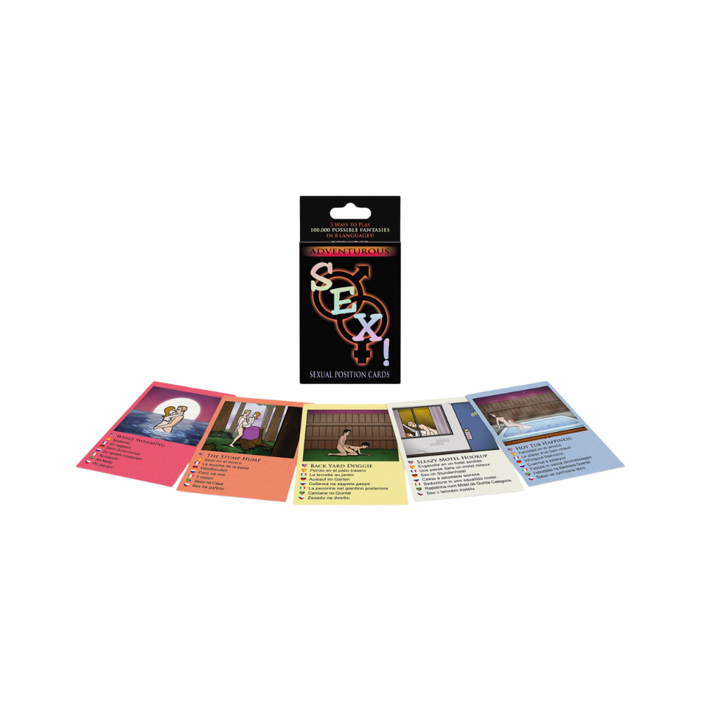 ¡Sexo aventurero! Juego de cartas - juego erotico - juego sexual - posiciones sexuales - cartas sexuales - fantasias en pareja - juego de parejas - cartas - sexshop - dominame 
