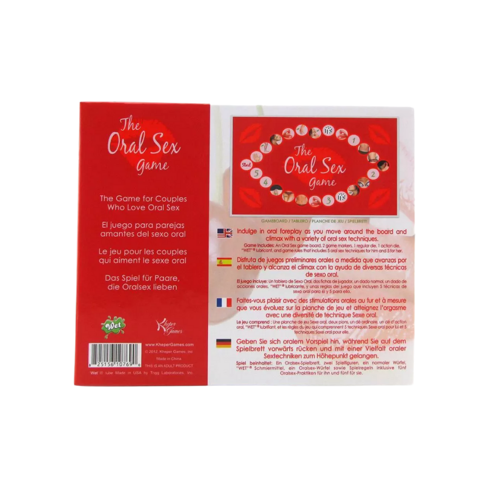 Sexo oral el juego - juego erotico - juego de parejas - sexo oral - placer - juego sexual - tablero erotico - juego de tablero - desafios sexuales - desafios eroticos - sexshoop - dominame 