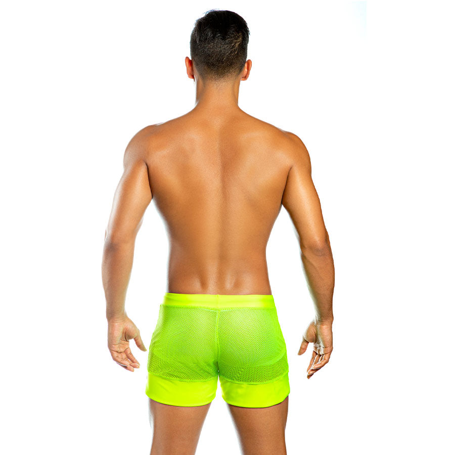 Short Verde Neón Ligero - pantalon corto - short deportivo