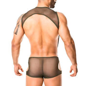 Singlet Booster - Body - bodie masculino - lenceria masculina sensual - ropa intima transparente