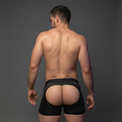 jockstrap - dale mas - dale+ - calza deportiva - ropa de lycra - short con trasero descubierto - prenda erotica - lenceria erotica - short masculino - short negro - skini bike - prenda fetichista - dominame - sexxshop dominame 