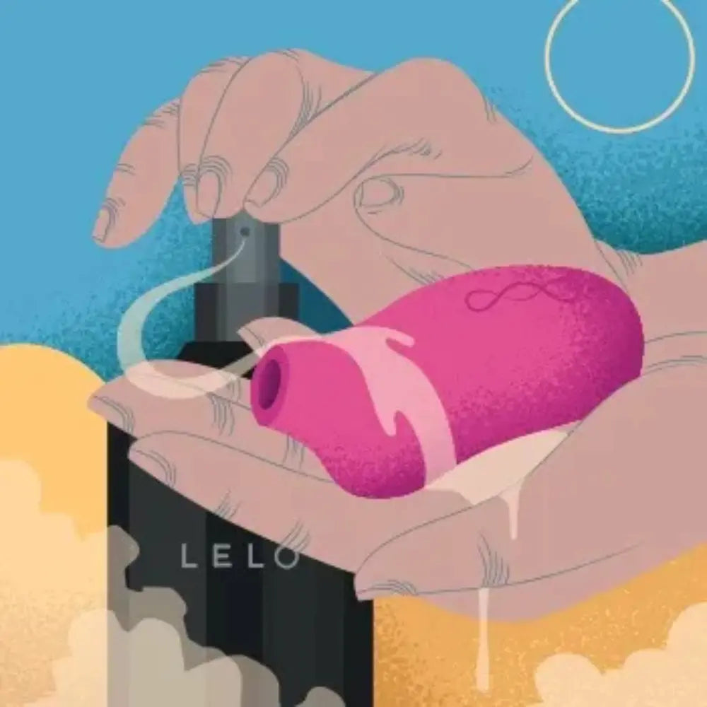 lelo - succionador - clitoris - vibracion sonica - sensor de presion - placer clitorial - orgasmo intenso - resistente al agua - insuflador - recargable - rosado - elegante - juguete sexual - sexshop dominame