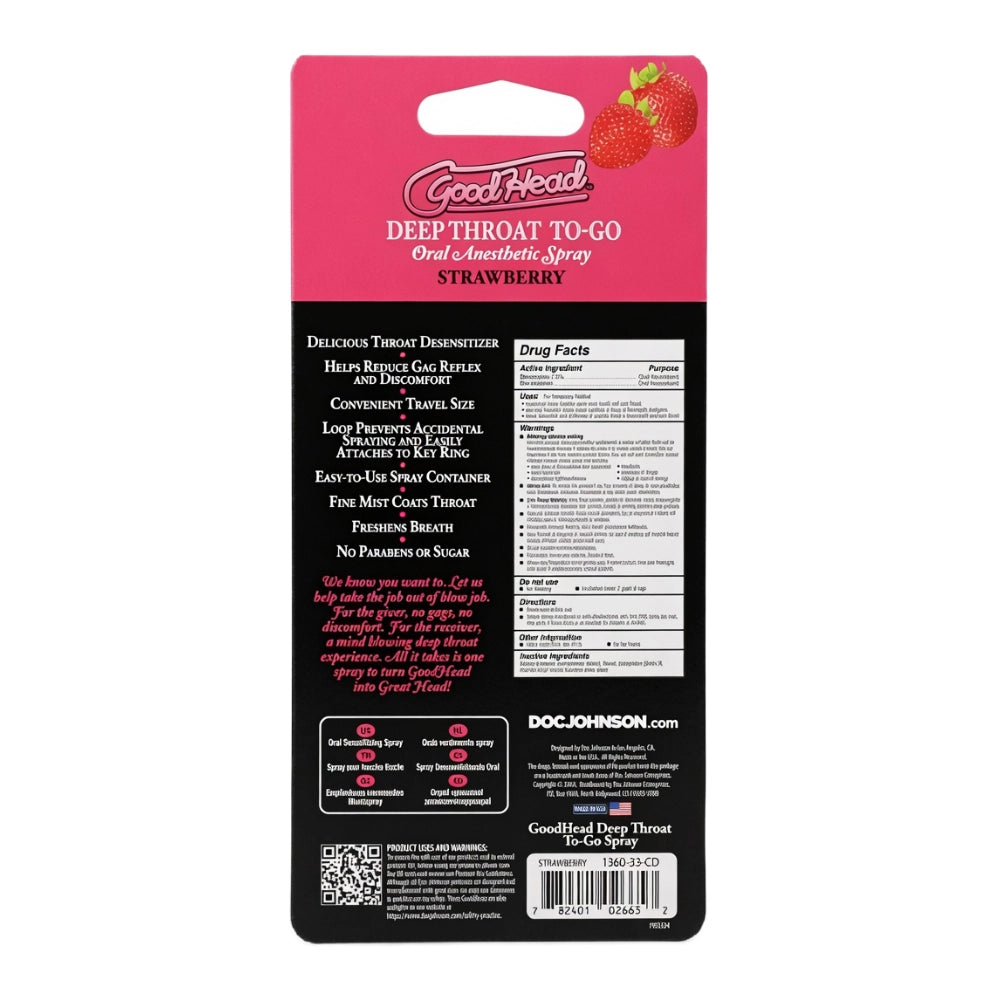 Spray Oral de Garganta Profunda
