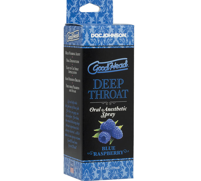 Spray Oral de Garganta Profunda - sexo oral - no mas arcadas - sin arcadas - relajante de garganta - sex shop - tiendas eroticas - envios discretos