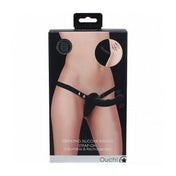 Strap-on vibrante Ridged  de Ouch - juguete lesbico - arnes lesbico- Sexshop Dominame.cl