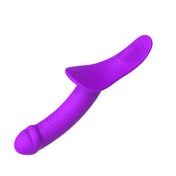 Strapless vibrante y con movimiento wave - estimulacion de pareja - pegging - lesbico - placer anal - explorando la prostata - sexo anal y vginal - lubricante a base de agua - placer compartido - arnes de pelvis - arneses - pene falso - silicona medica - recargable - sexshop dominame 