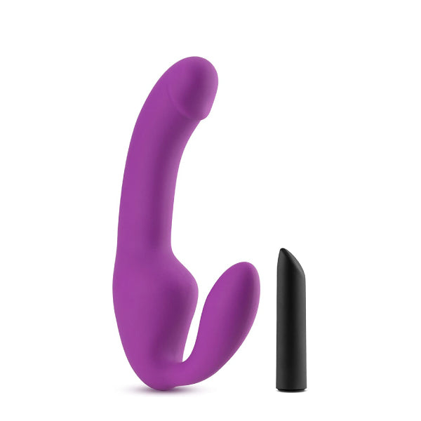 Strapless Cyrus con Bala Vibradora - Temptasia - consolador vibrador - strapless vibrador - juguete para parejas - juguetes vibradores - sexy shop