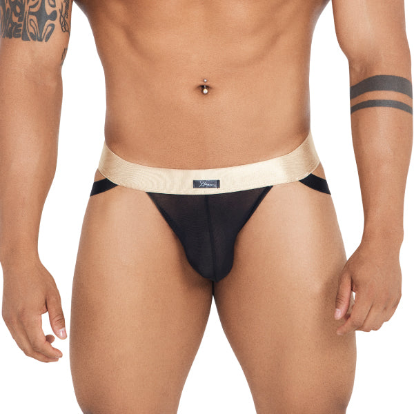 Stylish Mesh Jockstrap Black - jock - suspensorio - calzoncillo - ropa interior masculina - lenceria hombre