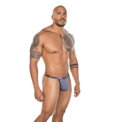 Sutien Brasilera Lurex - tanga masculina - lenceria sexy de hombre - ropa interior masculina - calzoncillo