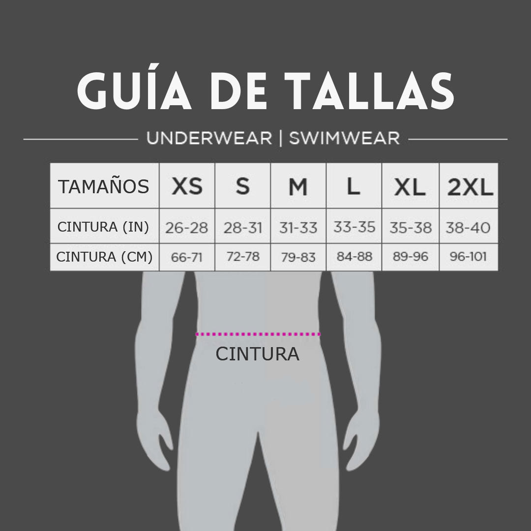 guia de tallas andew christian Ropa Interior Masculina - sex shop dominame.cl