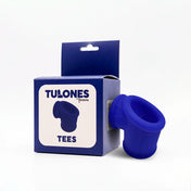 anillo doble - estirador testicular - silicona medica - textura suave - azul - tulones - fetichista - morbo - bulto mas grande - potenciar la ereccion - pene mas atractivo - dominame - sexshop dominame