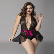 Teddie Sexy Abierto - JSY - babydoll - lenceria mujer - ropa intima de encaje