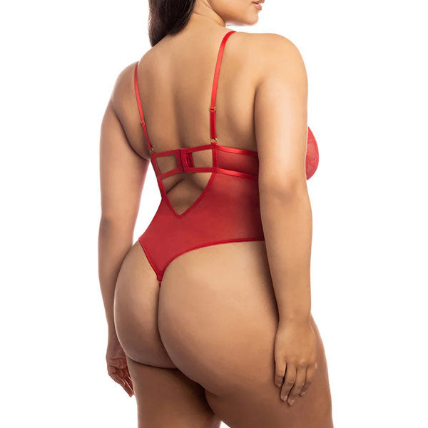 Teddy Curvy Hailey de Encaje - ropa interior sexy - body sexy