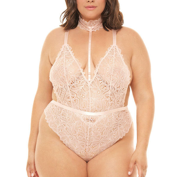 Teddy de Encaje Curvy Dahlia - body mujer encaje - body mujer encaje
