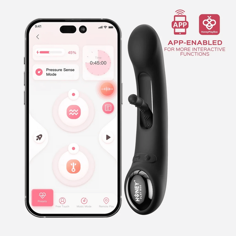 Tempo Vibrador con Kinky Finger de Honey Play Box - Vibrador con App - Vibrador Punto G - vibrador a distancia - Sexshop
