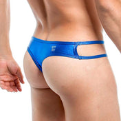 Thong Metal - Azul Rey - Tanga - calzoncillo - ropa interior hombre - lenceria masculina