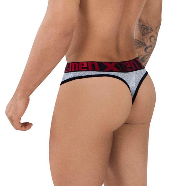 Thongs Jacquard Grey - tanga - lenceria hombre - ropa intima masculina - calzoncillo