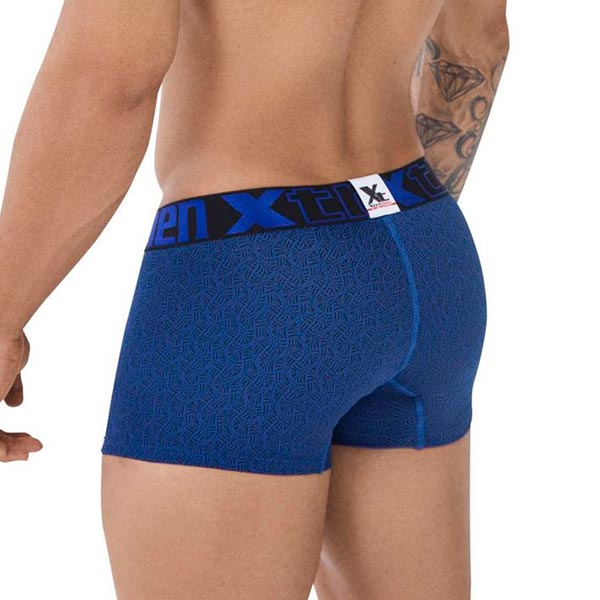 Trunk Jacquard Blue - boxer corto - ropa interior de hombre - lenceria masculina - calzoncillo