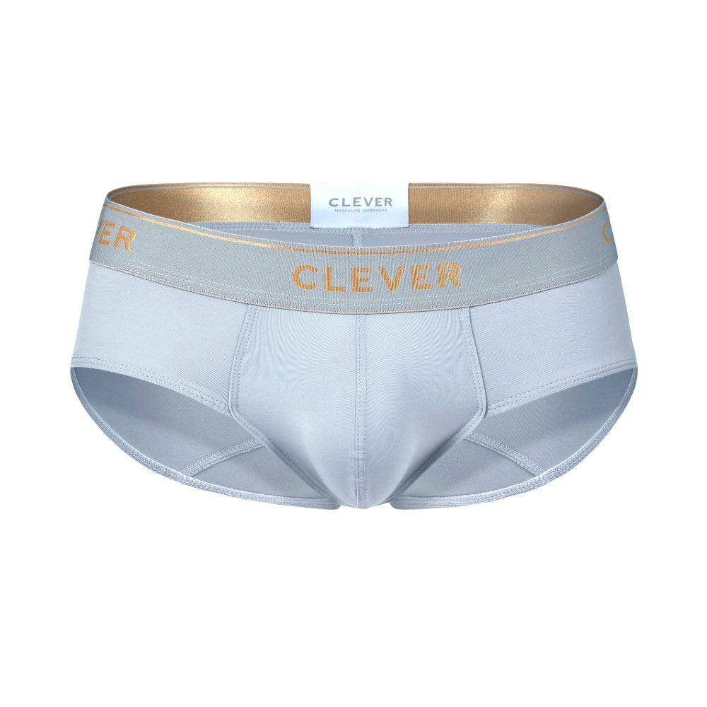 brief - clever - lycra - spandex - ajustable - lenceria sexy - lenceria masculina - calzoncillo - ropa interior masculina - brief gris blanco - sexshop dominame - dominame 