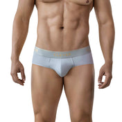brief - clever - lycra - spandex - ajustable - lenceria sexy - lenceria masculina - calzoncillo - ropa interior masculina - brief gris blanco - sexshop dominame - dominame 