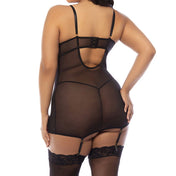 Vestido babydoll Kehlani - lenceria encaje - ropa interior mujer sensual