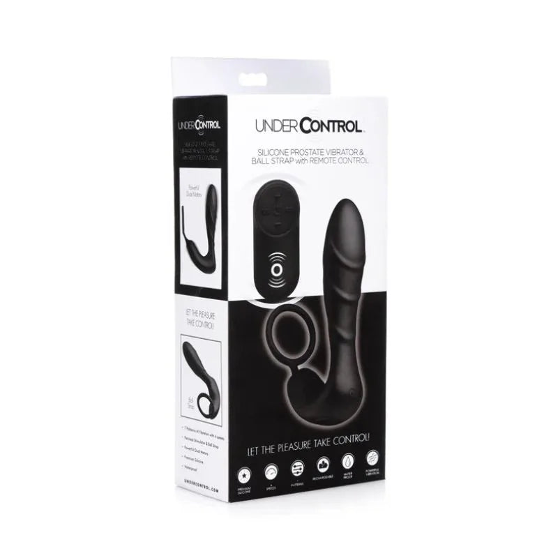 Vibrador Dual de próstata y con anillo para el pene
