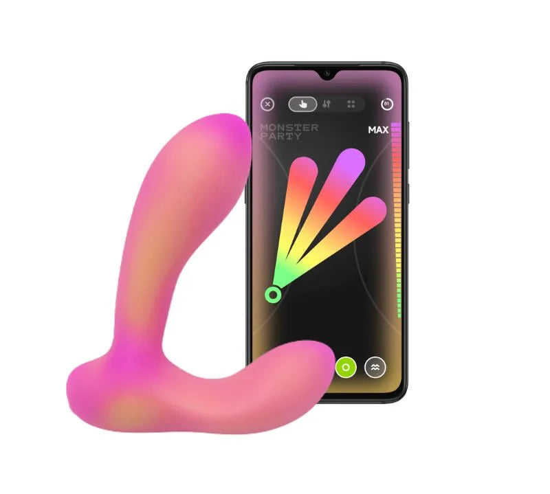 Vibrador Prostatico Flamix con App de Celular  - Juguete sexual de Dominame.cl - Sex shop de Chile 