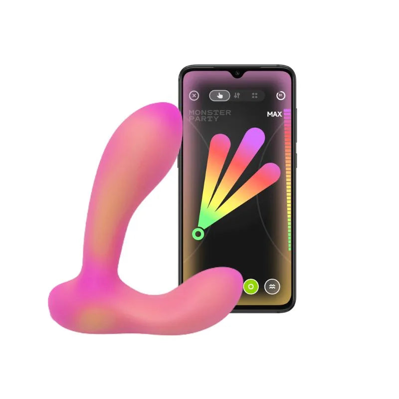 Vibrador Prostatico Flamix con App de Celular  - Juguete sexual de Dominame.cl - Sex shop de Chile 