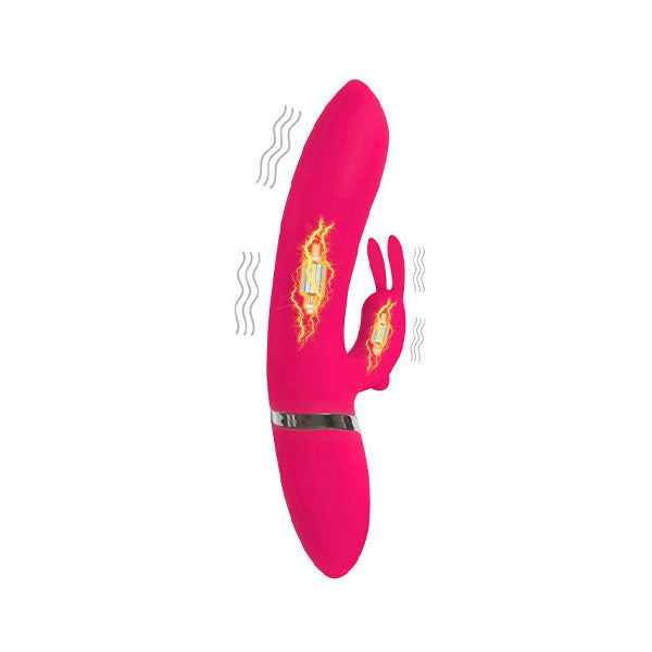 Vibrador Dual Rabbit Hoppy 18X - Vibrador conejo recargable - sexshop