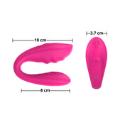 vibrador de pareja raven - vibrador dominame - vibrador con control remoto - placer en pareja - juguete vibrante - nueva coleccion dominame - sexshop - punto g - clitoris - estrechez vaginal