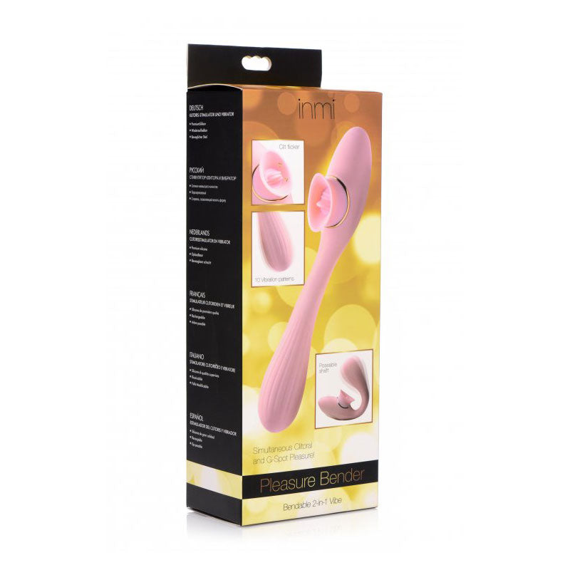 Vibrador Pleasure Bender 2 en 1 - Inmi - Vibrador doble - Comprar vibrador dual