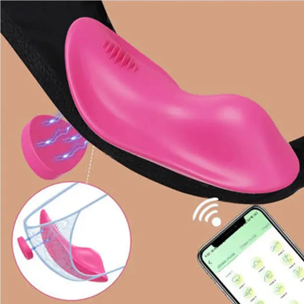 Vibrador de calzon con app - dominame - Vibrador de calzon con app - calzon vibrante - calzon vibrador mujer - Sex shop Dominame.cl

