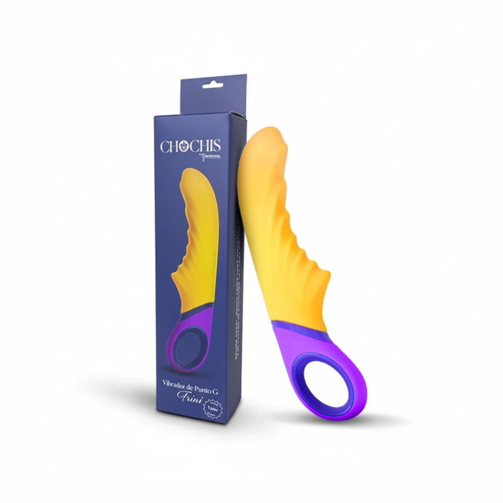 vibrador de punto g - textura interna - chochis - dominame - sexshop - color intenso - amarillo - squirt - agarre ergonomico - recargable - sumergible - resistente al agua - orgasmo de punto g - estimulacion clitorial 