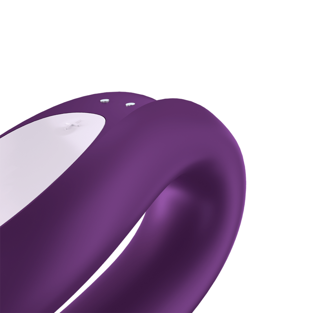 Vibrador para parejas Double Joy + App gratis - Satisfyer - Sex shop dominame.cl