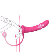 Dildo Vibrante con Plug Anal Fleur