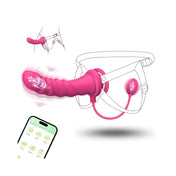 Dildo Vibrante con Plug Anal Fleur