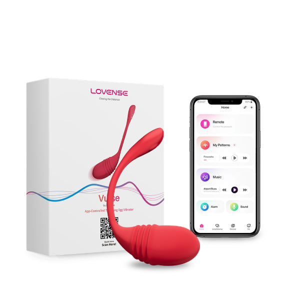 Vulse de Lovense - vibrador con movimiento interactivo con app - Huevo vibrador de empuje  - Sexshop (3)