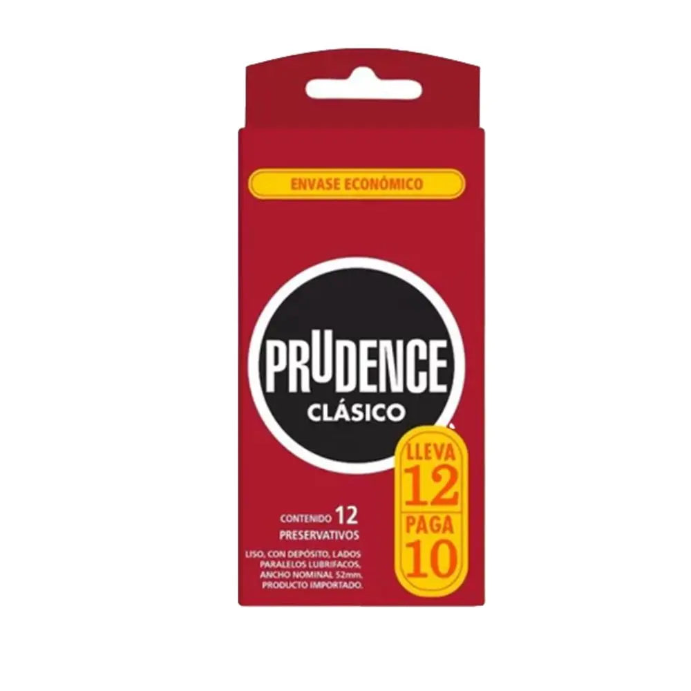 condones prudence clasico 12 unidades - Preservativos clasicos - sex shop dominame.cl