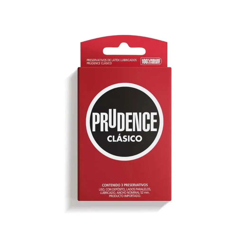 condones prudence clasico 3 unidades - Preservativos clasicos - sex shop dominame.cl