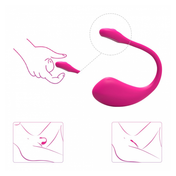 Lush 2 Lovense - ¡El vibrador de control remoto Bluetooth más potente! - Famoso vibrador interactivo - Sweetshopchile.cl