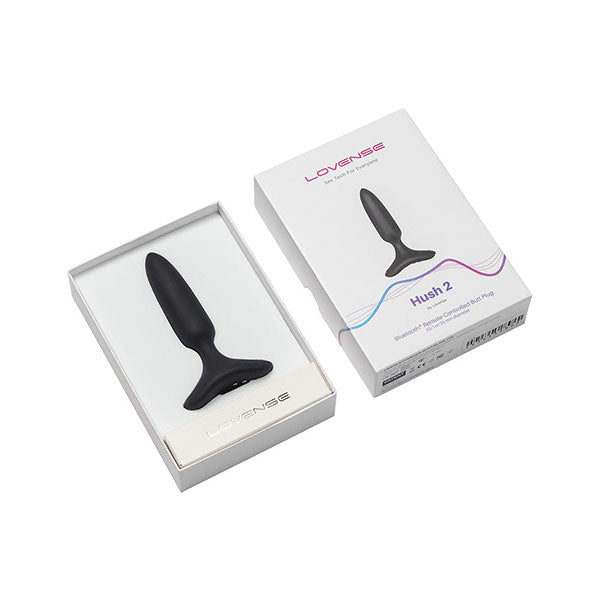 Plug Hush 2 de Lovense (2.5 cm) - dilatador anal interactivo con app - Sexshop online 2