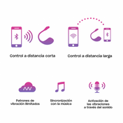 Lush 2 Lovense - ¡El vibrador de control remoto Bluetooth más potente! - Famoso vibrador interactivo - Sweetshopchile.cl