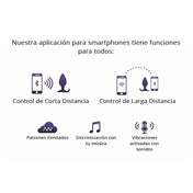 Hush de Lovense - El Primer Plug Anal Vibrante Bluetooth; Funciones de vibración ilimitadas con su APP - Sweetshopchile.cl