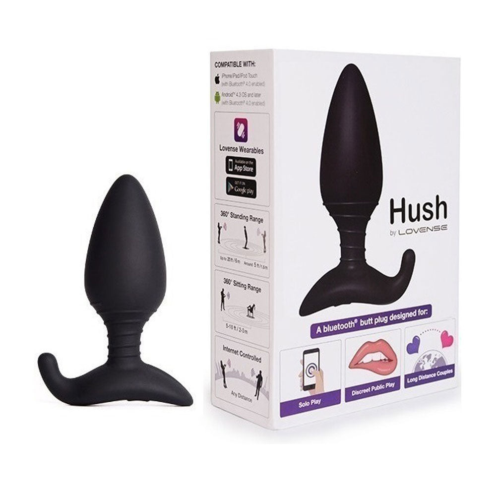 Hush de Lovense - El Primer Plug Anal Vibrante Bluetooth; Funciones de vibración ilimitadas con su APP - Sweetshopchile.cl