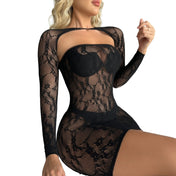 vestido de malla midnight sky